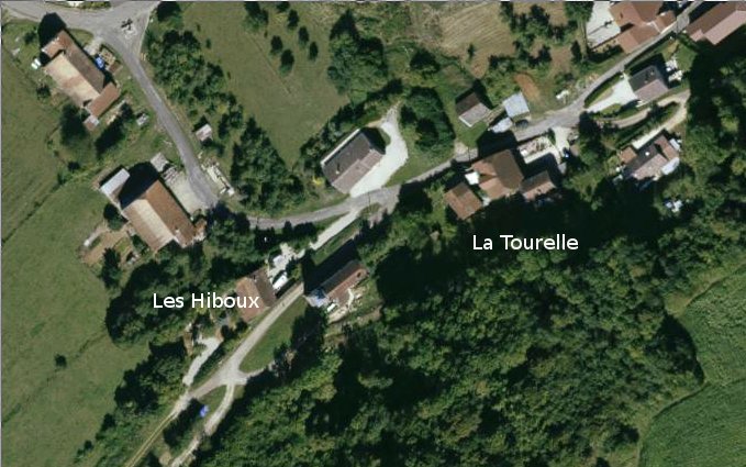 La Tourelle Colombotte Satelietfoto